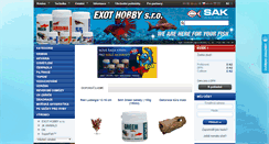 Desktop Screenshot of exothobby.cz